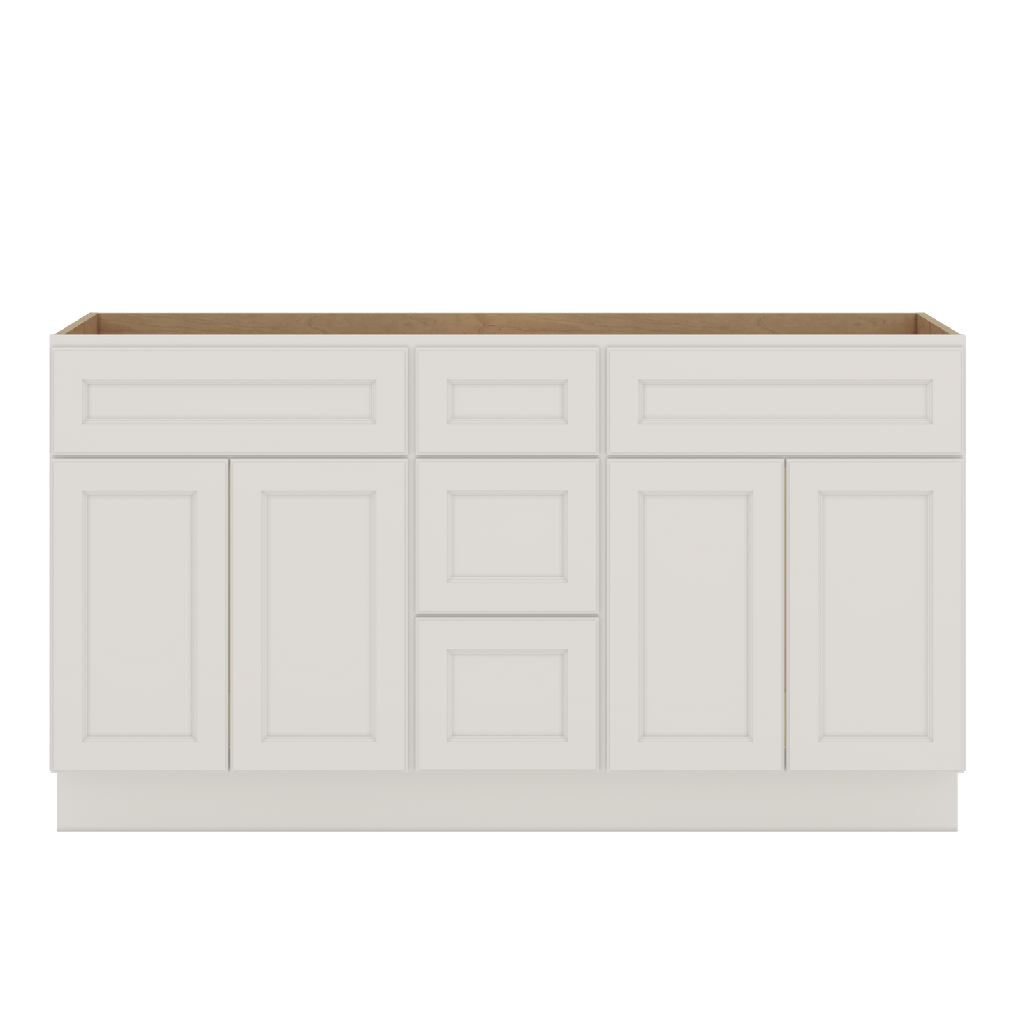 J&K Dove E1 Vanity Sink Combo 60" W x 33" H x 21" D