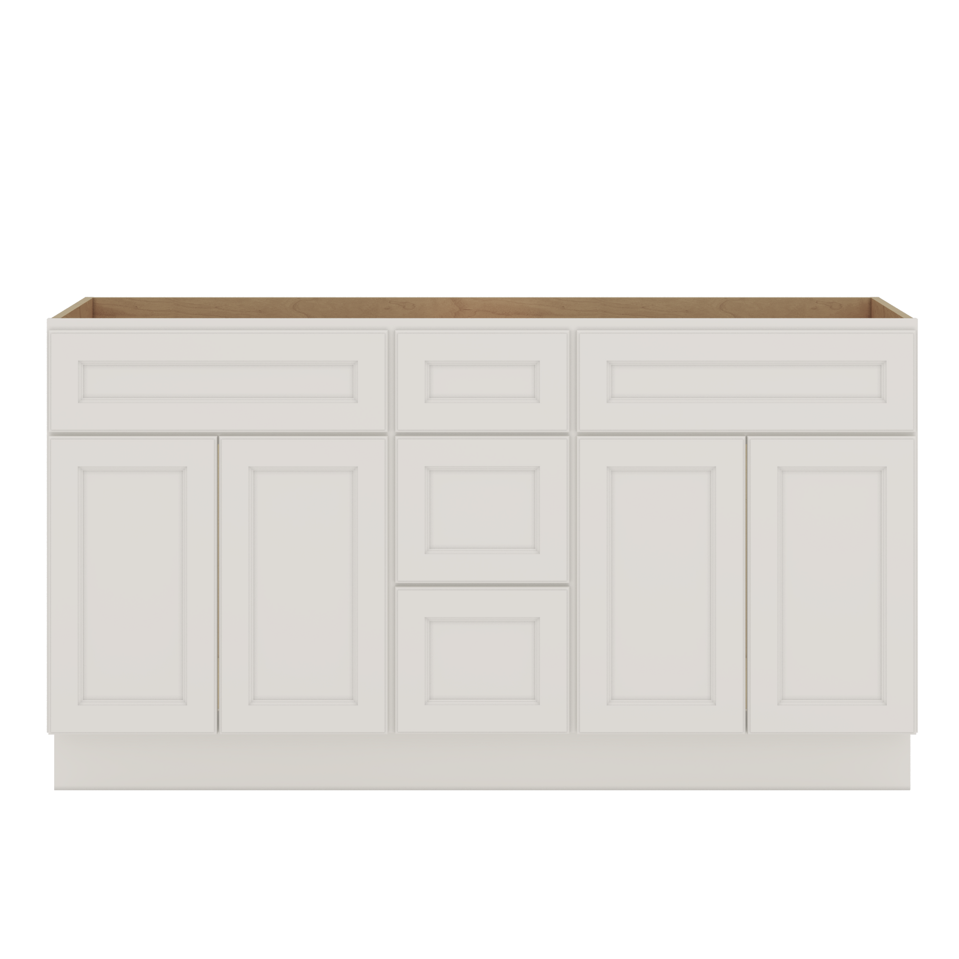 J&K Dove E1 Vanity Sink Combo 60" W x 33" H x 21" D