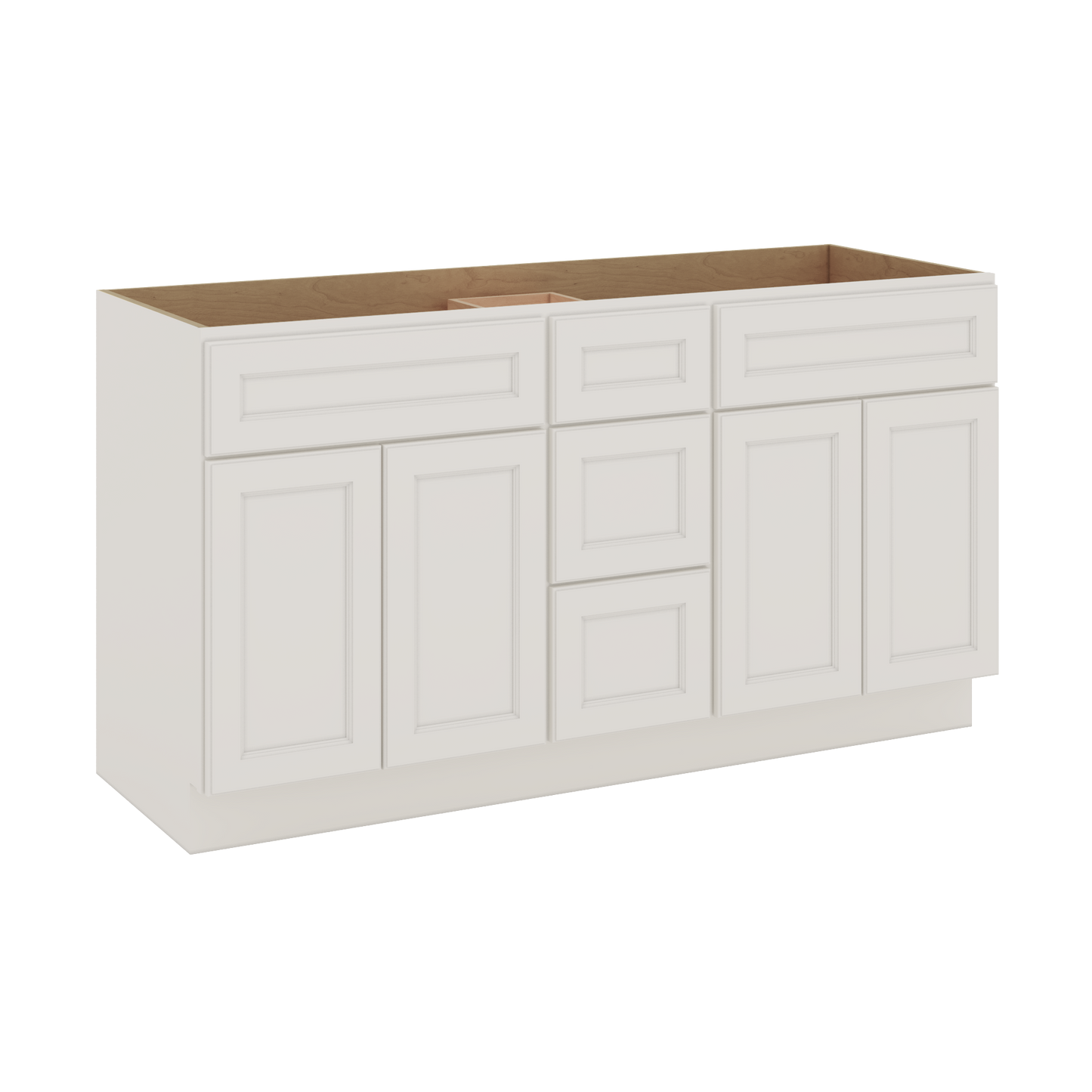 J&K Dove E1 Vanity Sink Combo 60" W x 33" H x 21" D