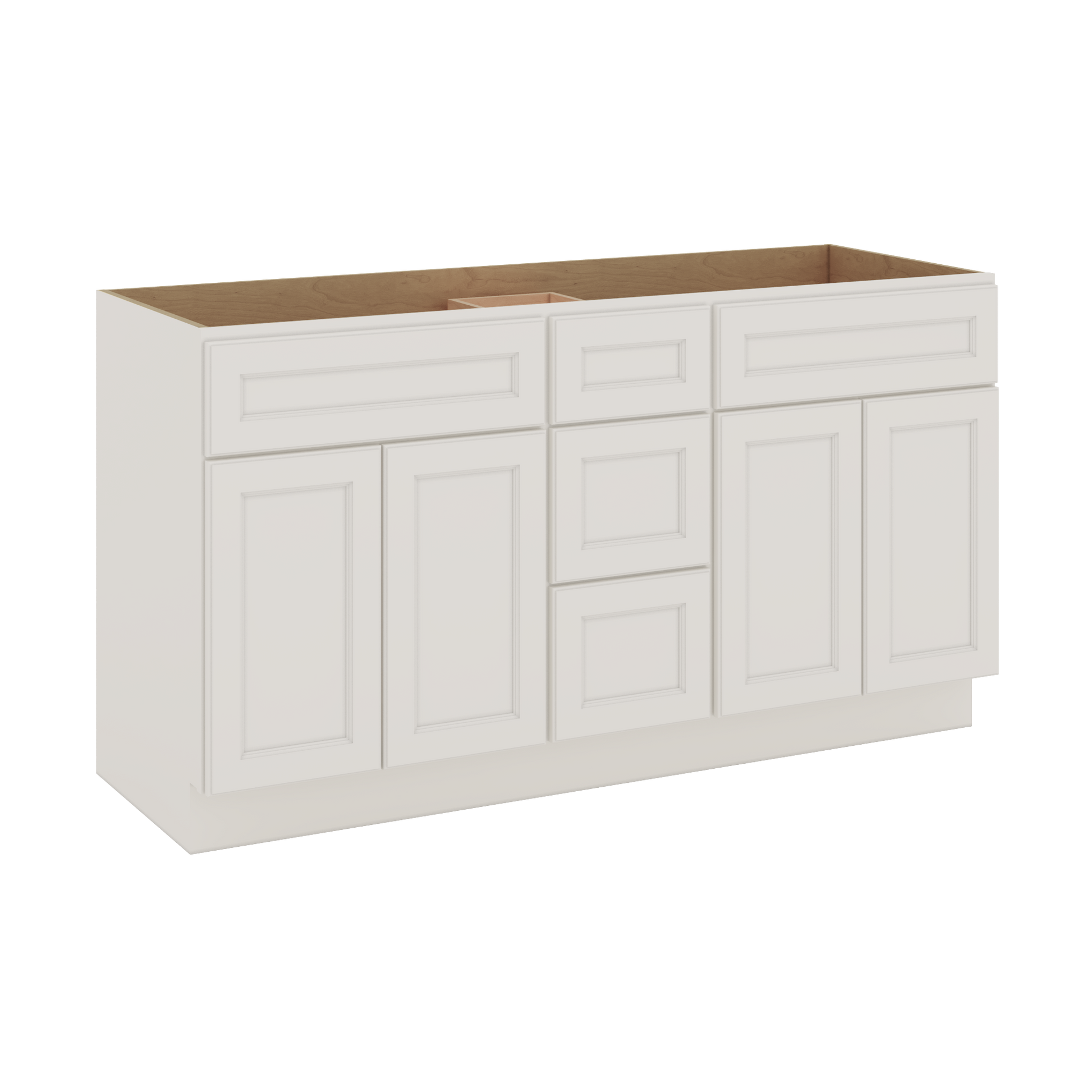 J&K Dove E1 Vanity Sink Combo 60" W x 33" H x 21" D