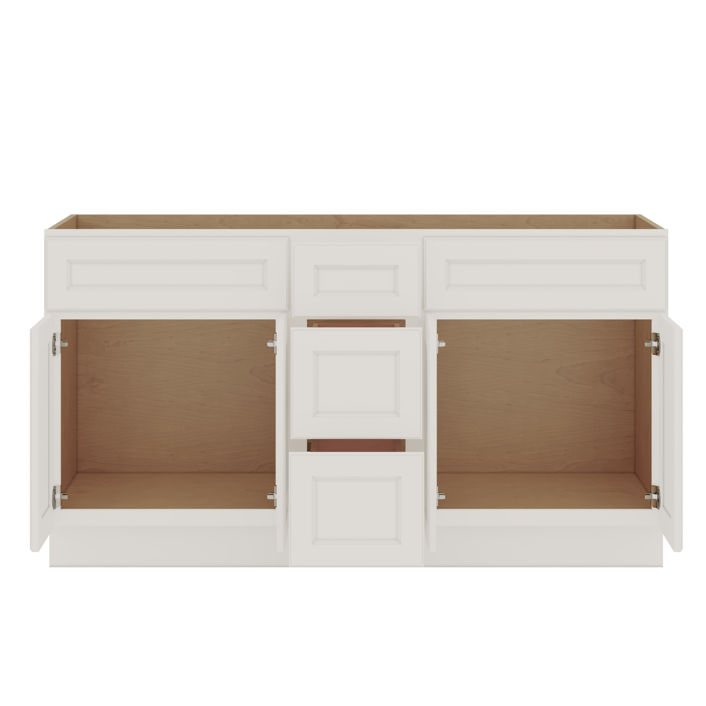J&K Dove E1 Vanity Sink Combo 60" W x 33" H x 21" D