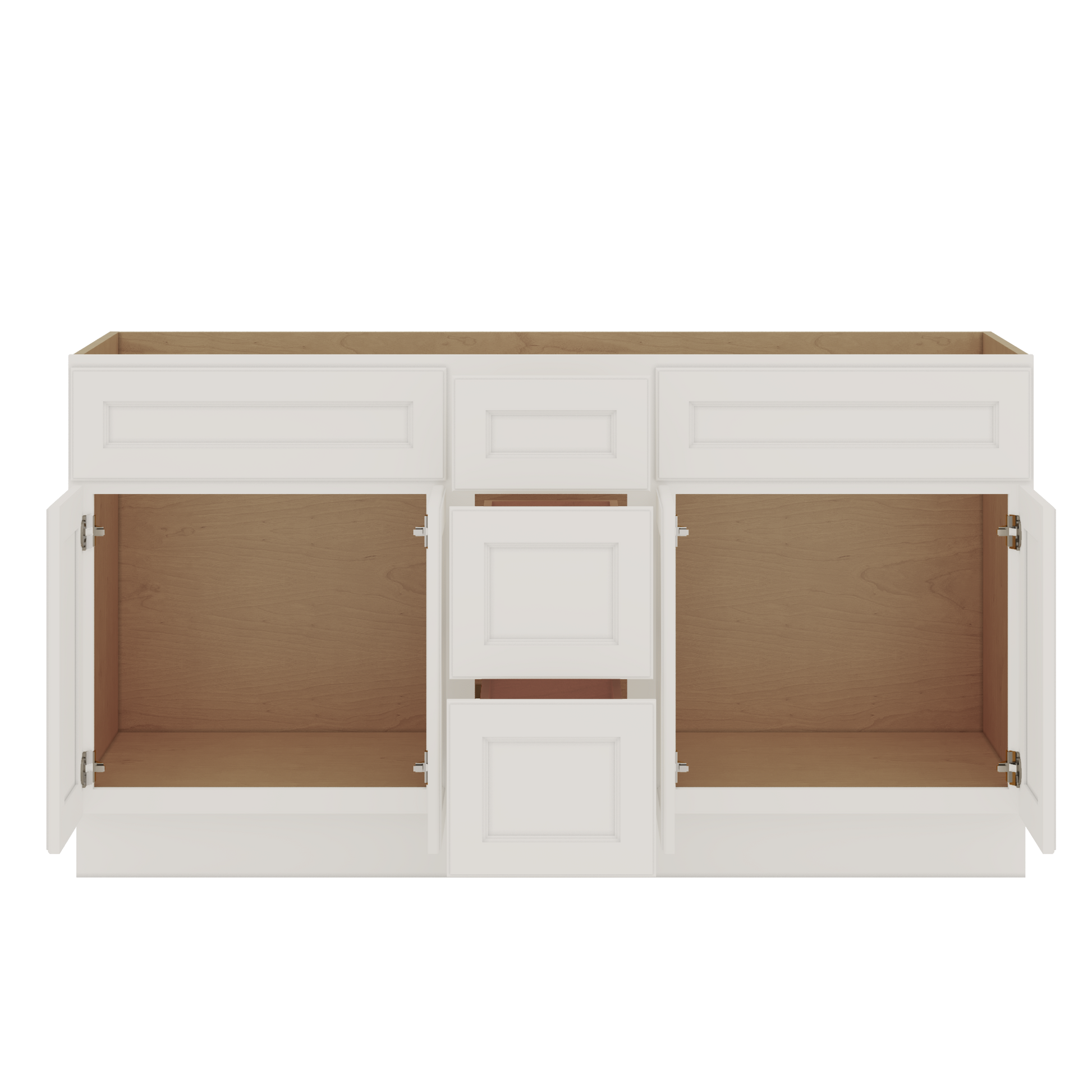 J&K Dove E1 Vanity Sink Combo 60" W x 33" H x 21" D