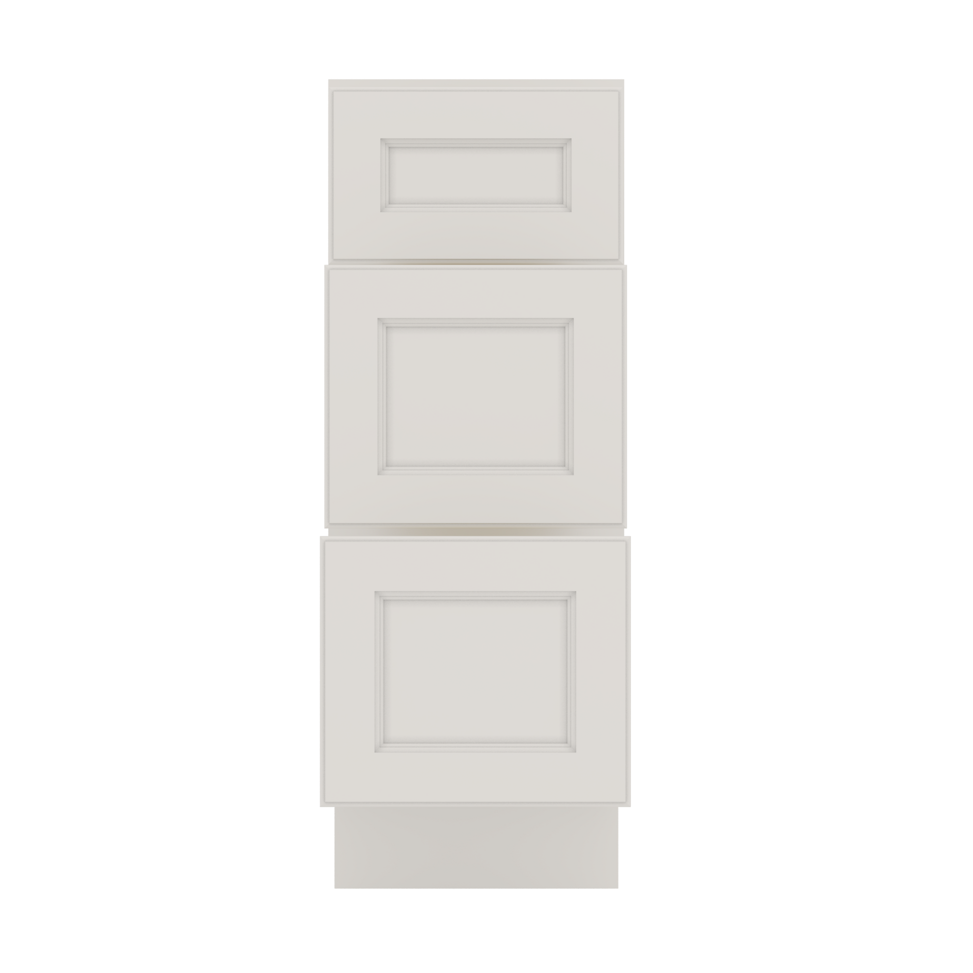 J&K Dove E1 Vanity 3 Drawer Base 12" W x 33" H x 21" D
