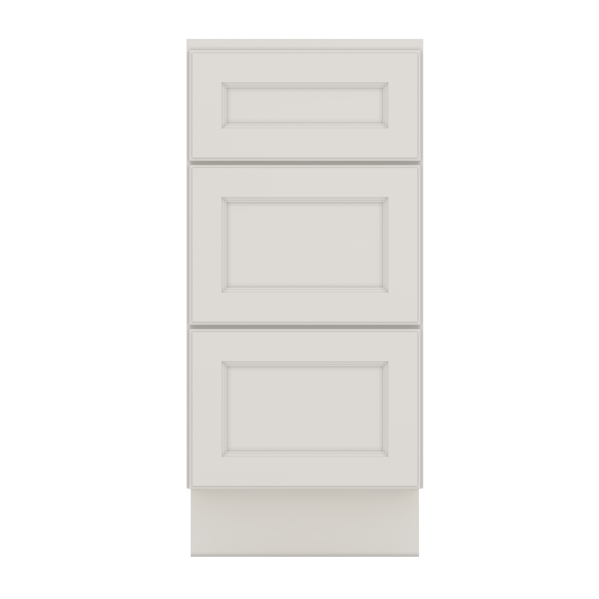 J&K Dove E1 Vanity 3 Drawer Base 15" W x 33" H x 21" D