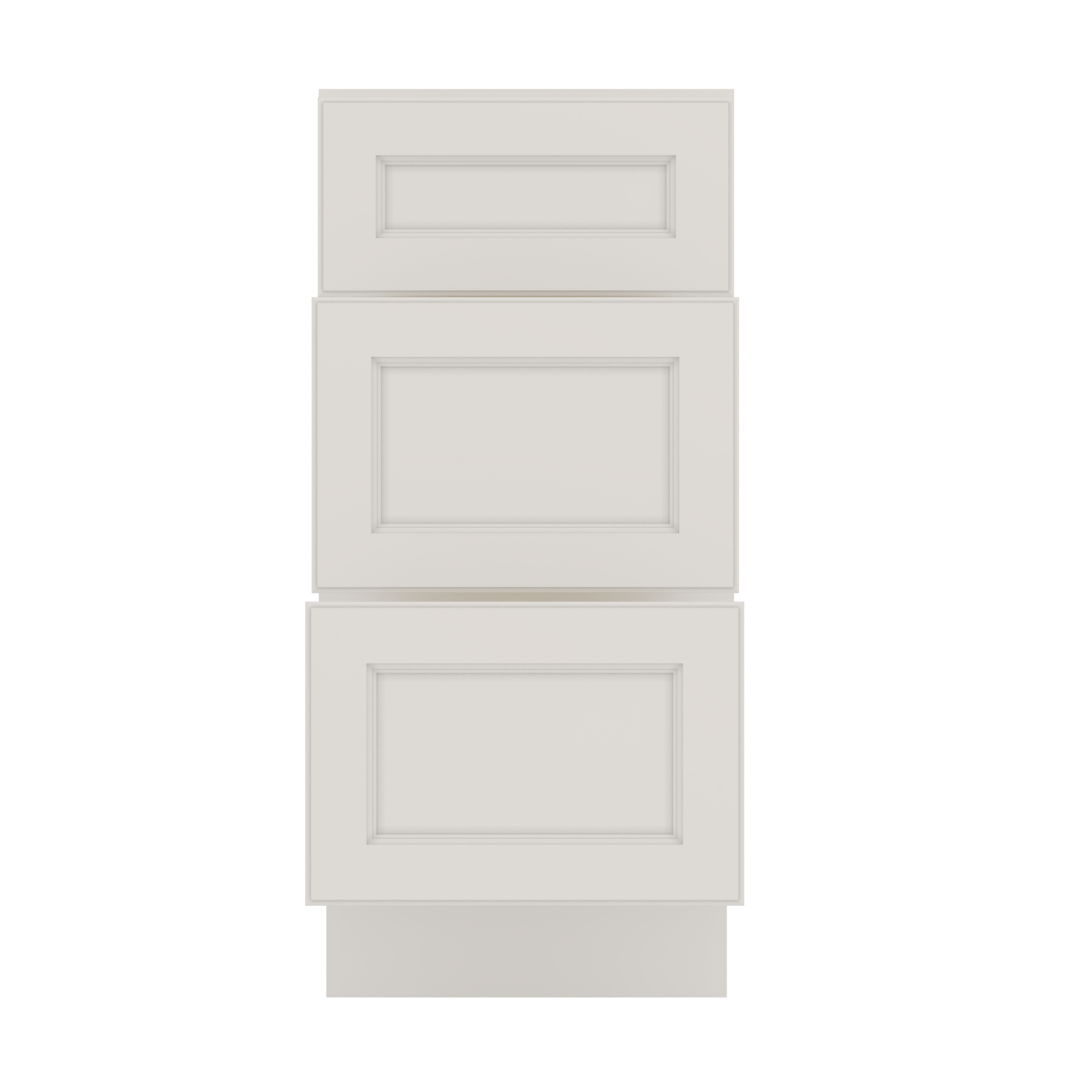 J&K Dove E1 Vanity 3 Drawer Base 15" W x 33" H x 21" D
