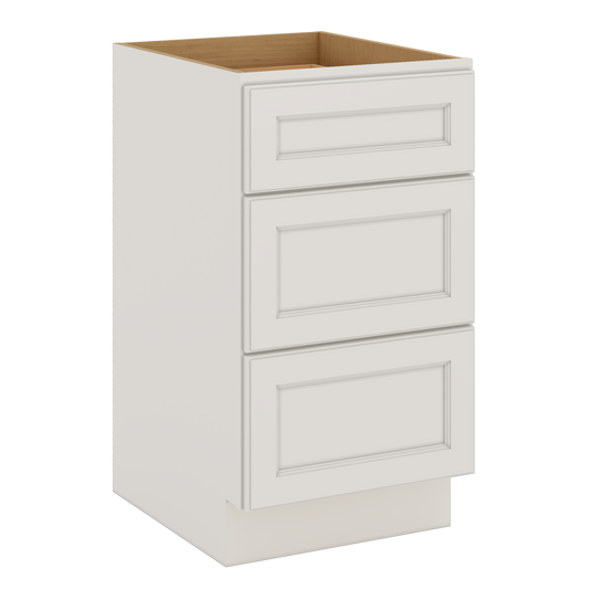 J&K Dove E1 Vanity 3 Drawer Base 18" W x 33" H x 21" D