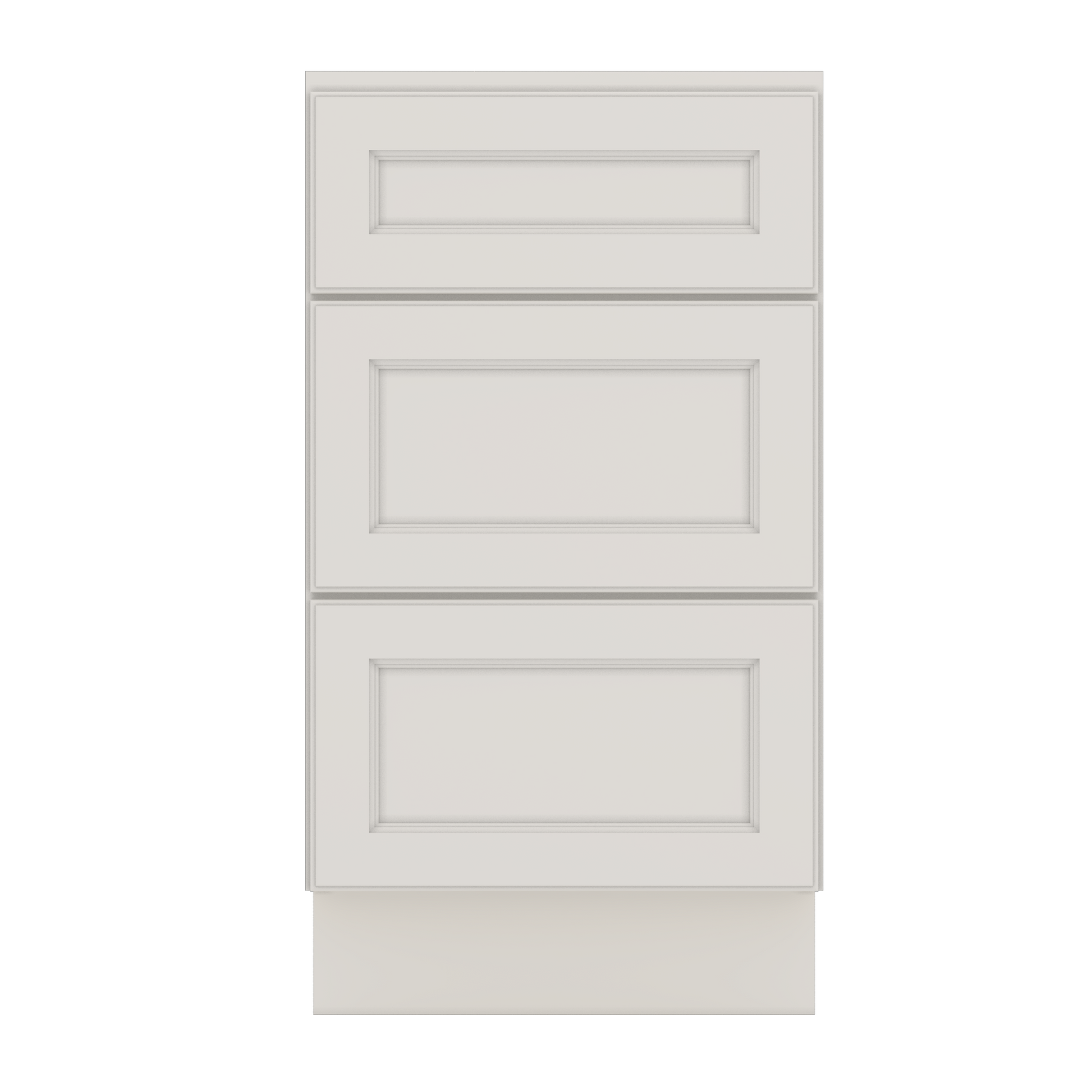 J&K Dove E1 Vanity 3 Drawer Base 18" W x 33" H x 21" D