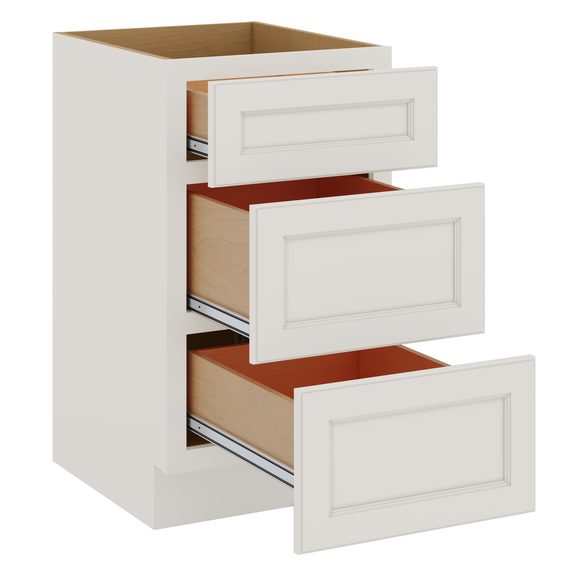 J&K Dove E1 Vanity 3 Drawer Base 18" W x 33" H x 21" D