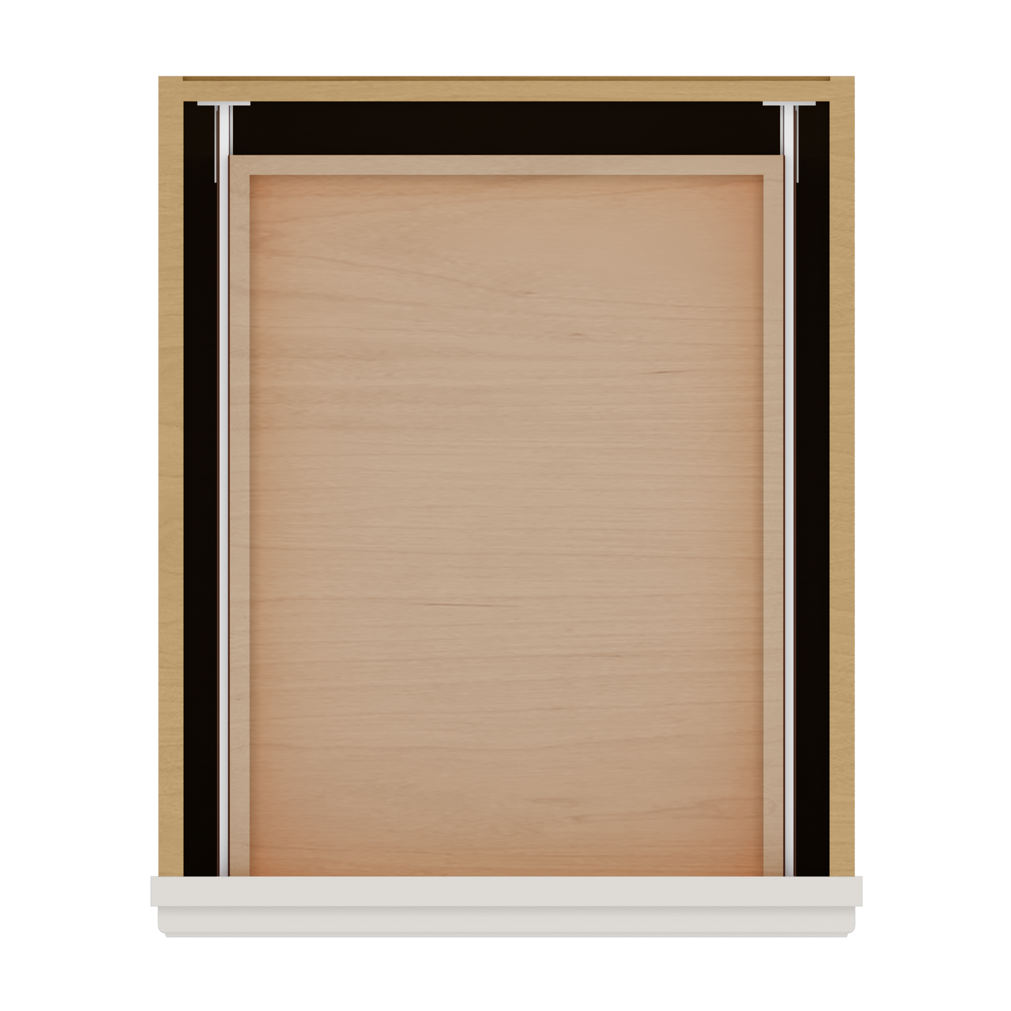 J&K Dove E1 Vanity 3 Drawer Base 18" W x 33" H x 21" D