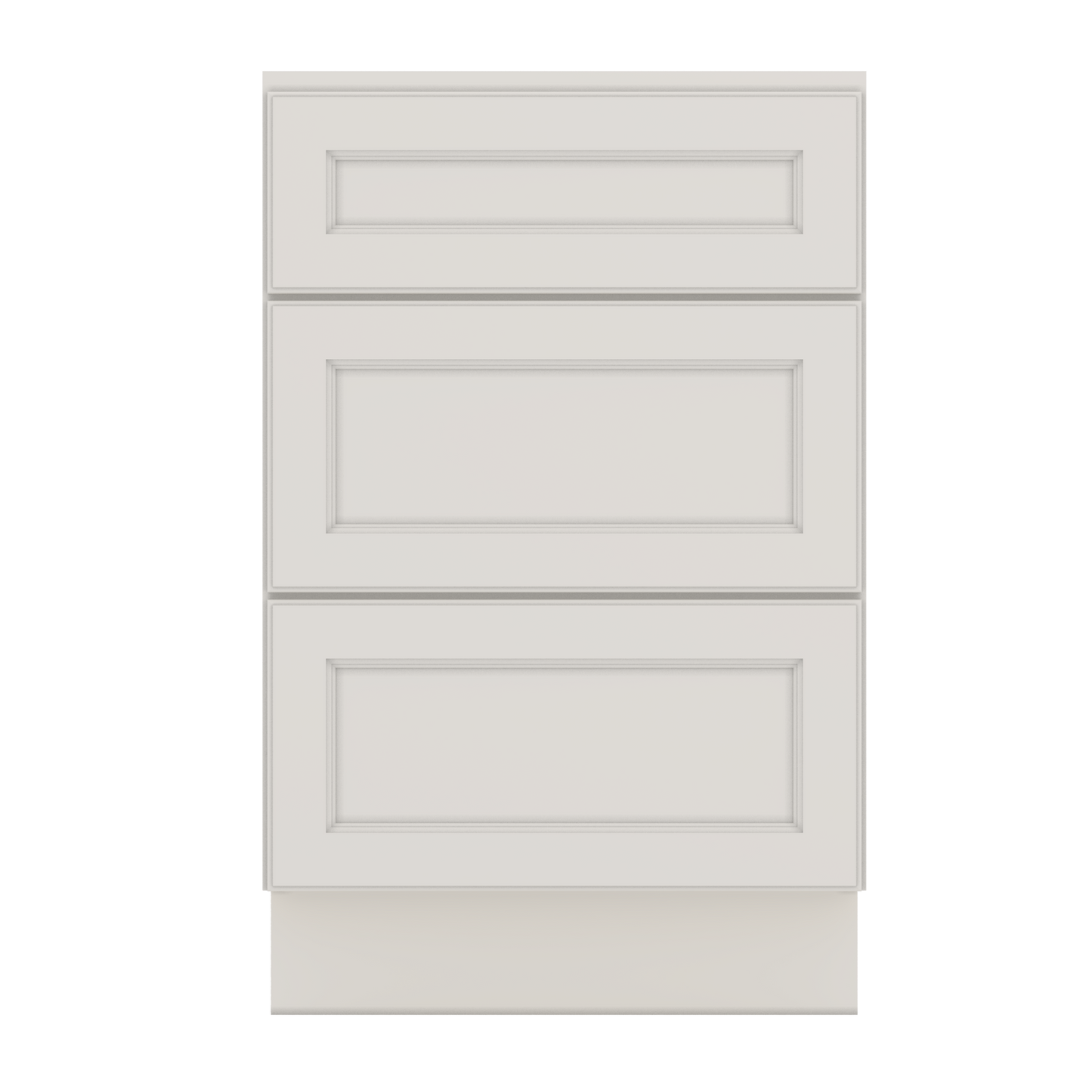 J&K Dove E1 Vanity 3 Drawer Base 21" W x 33" H x 21" D