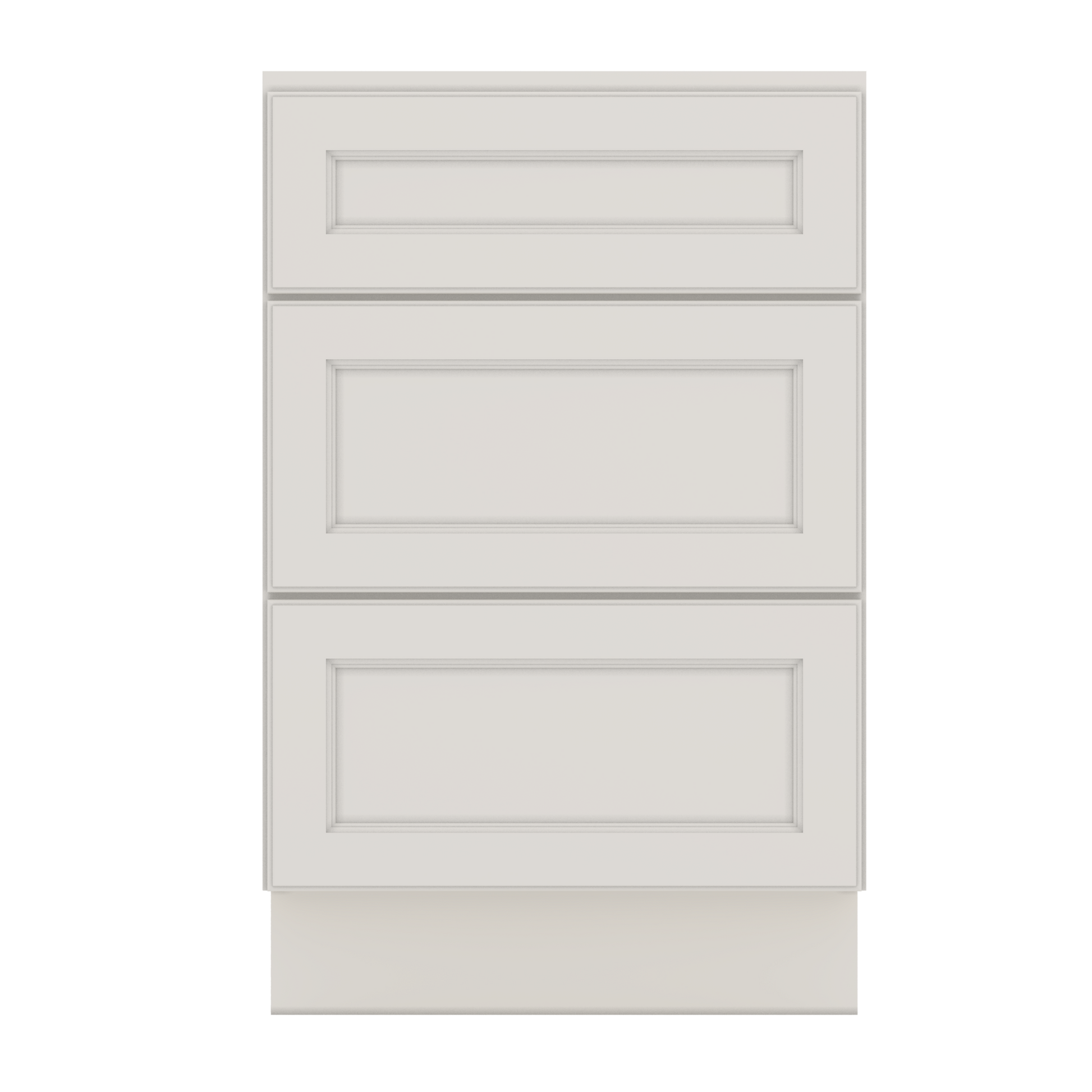 J&K Dove E1 Vanity 3 Drawer Base 21" W x 33" H x 21" D