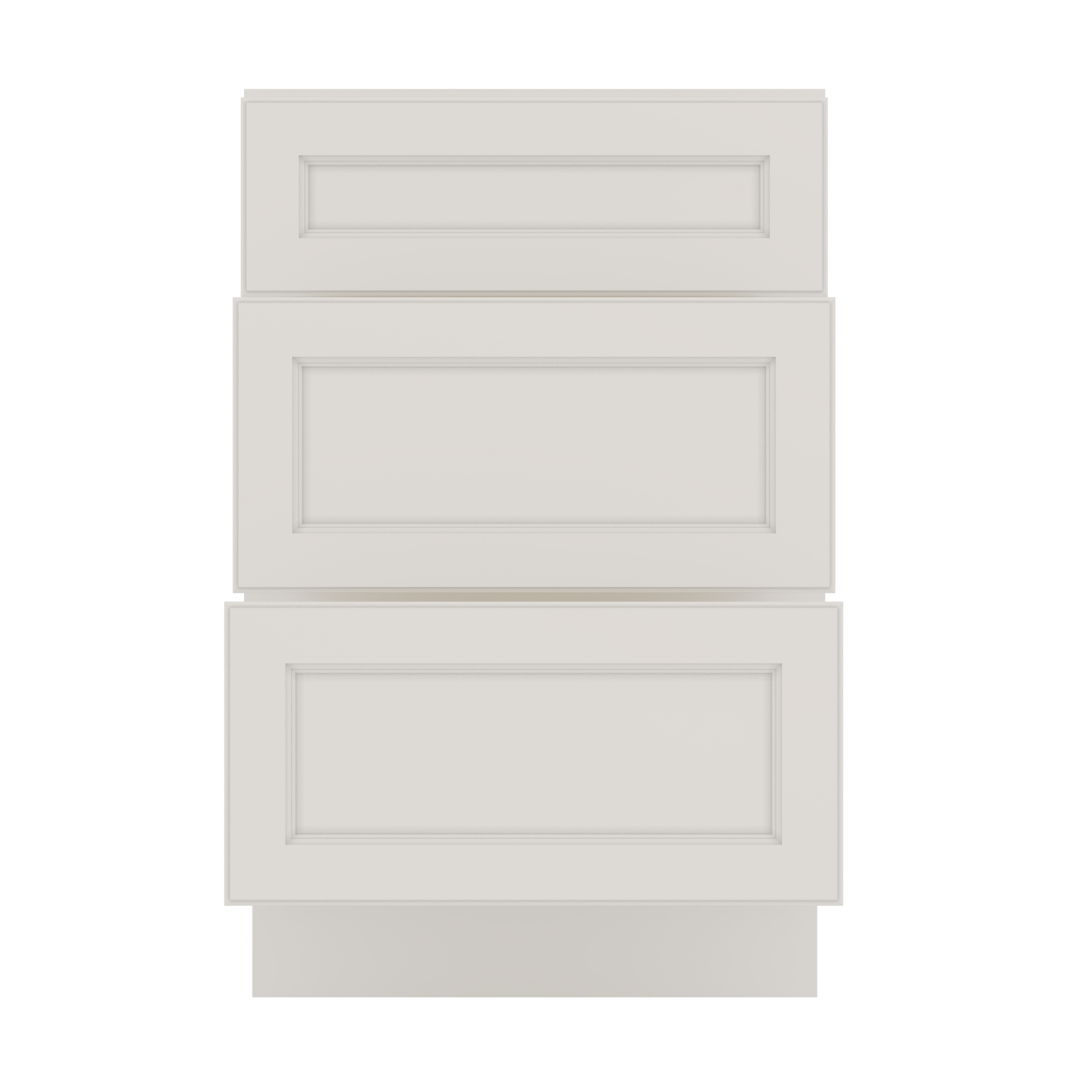 J&K Dove E1 Vanity 3 Drawer Base 21" W x 33" H x 21" D