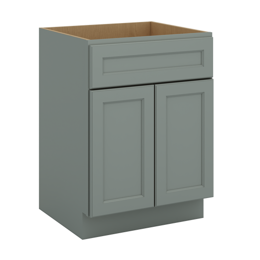 J&K Sage E3 Vanity Base Sink Door/False Drawer 24" W x 33" H x 21" D