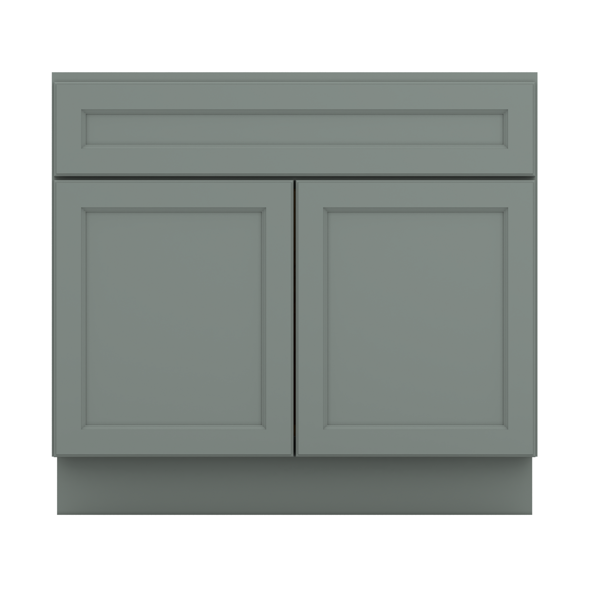 J&K Sage E3 Vanity Base Sink Door/False Drawer 36" W x 33" H x 21" D