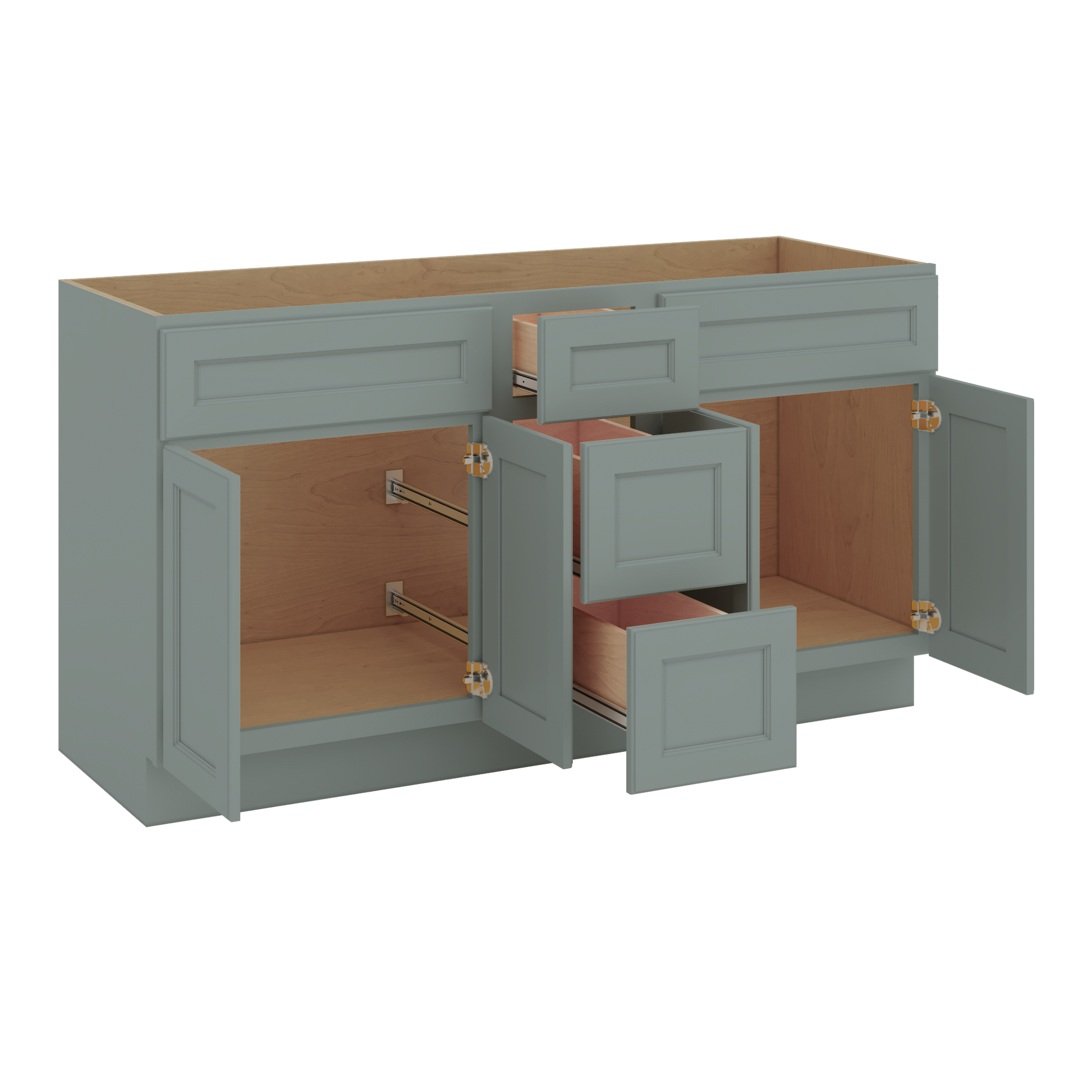 J&K Sage E3 Vanity Sink Combo 60" W x 33" H x 21" D