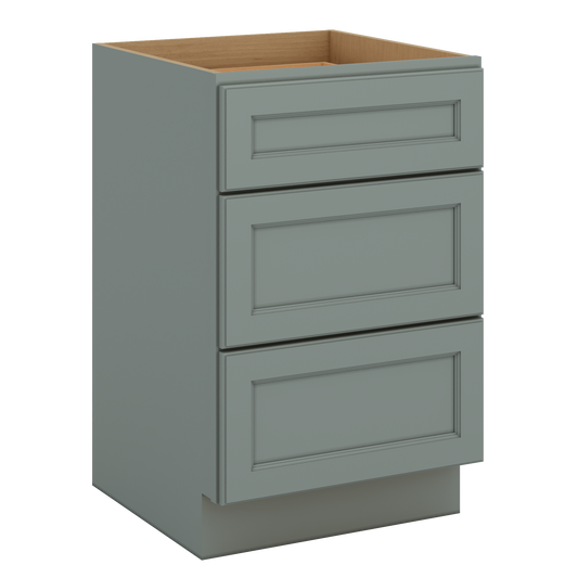 J&K Sage E3 Vanity 3 Drawer Base 21" W x 33" H x 21" D