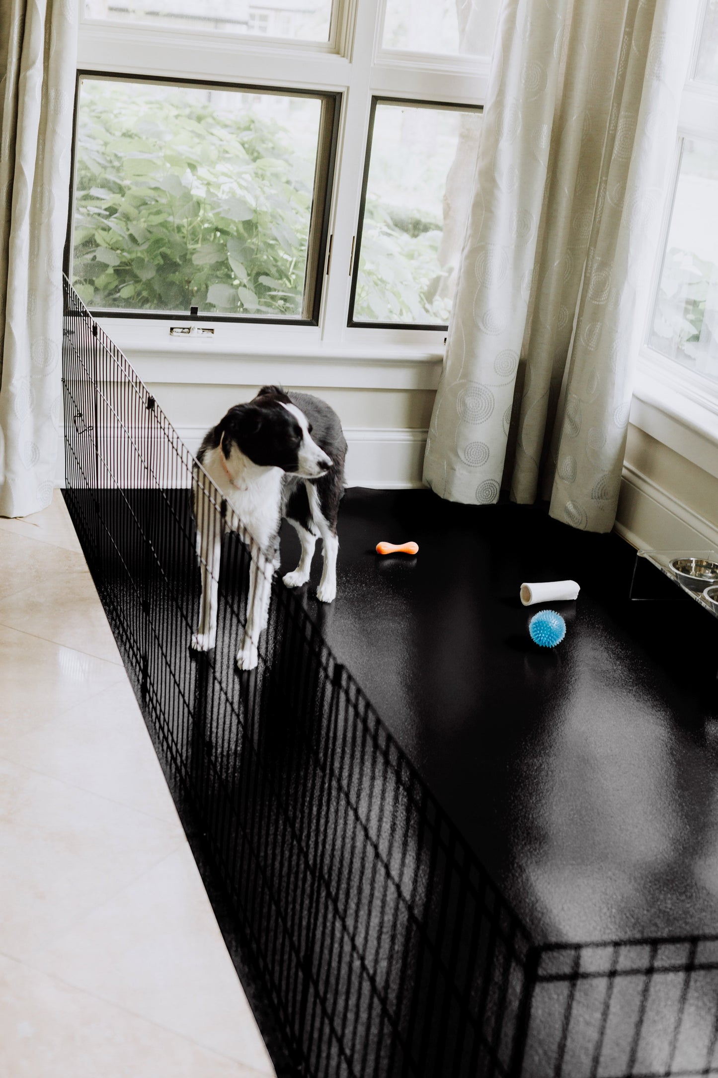 Pet Protective Flooring | Ceramic Texture | Large Area | G-Floor<sup>®</sup> Pet Protective Flooring