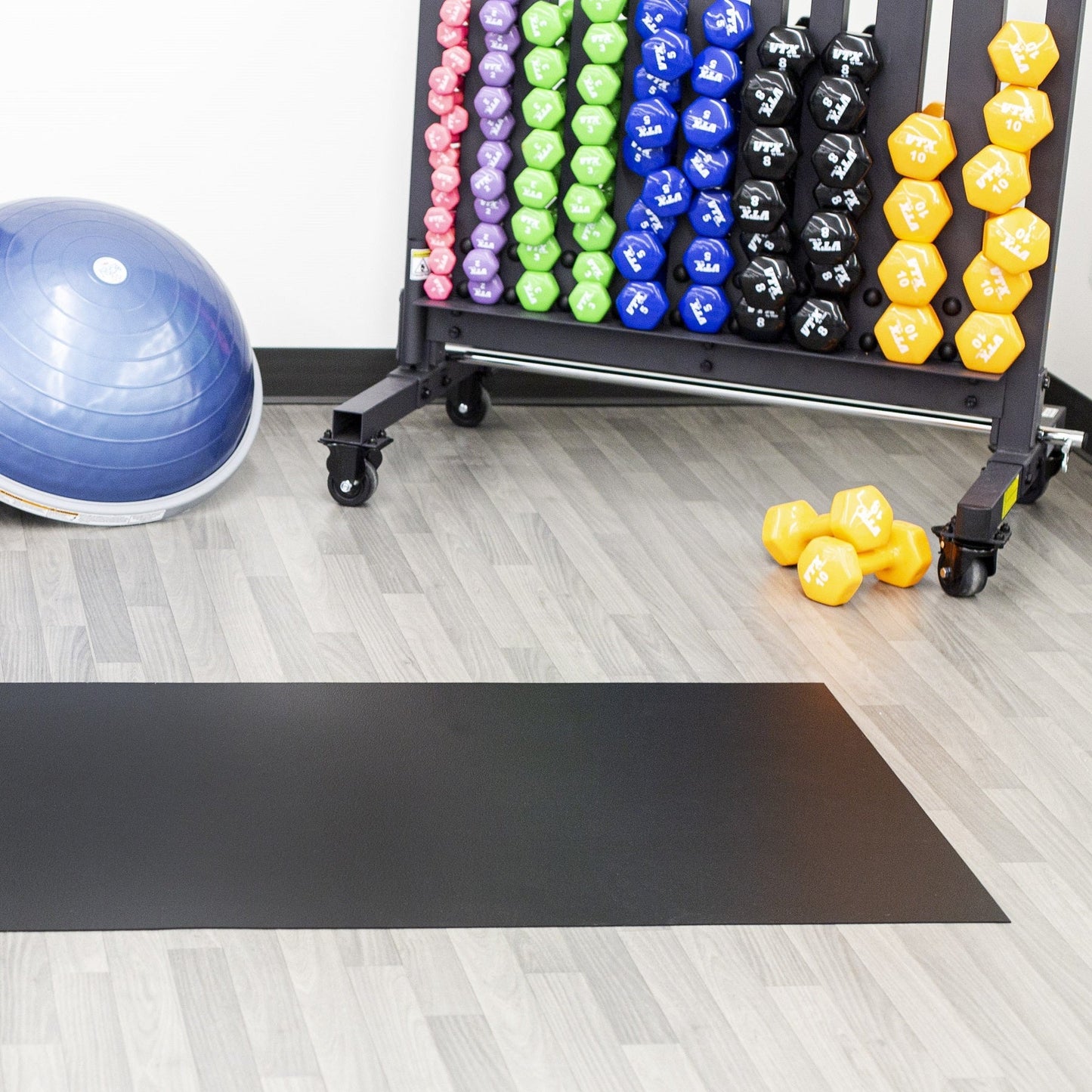 Exercise Equipment Flooring Mat | Ceramic Texture | G-Floor<sup>®</sup> Sport Vinyl Flooring