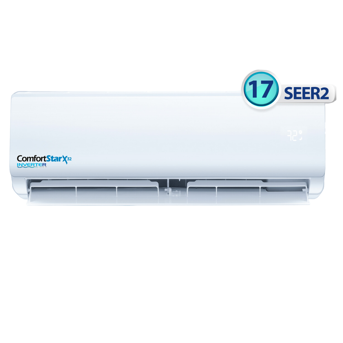 12K COOLING 115V WALL MOUNTED – R32 MINI-SPLIT SYSTEM – 17 SEER2