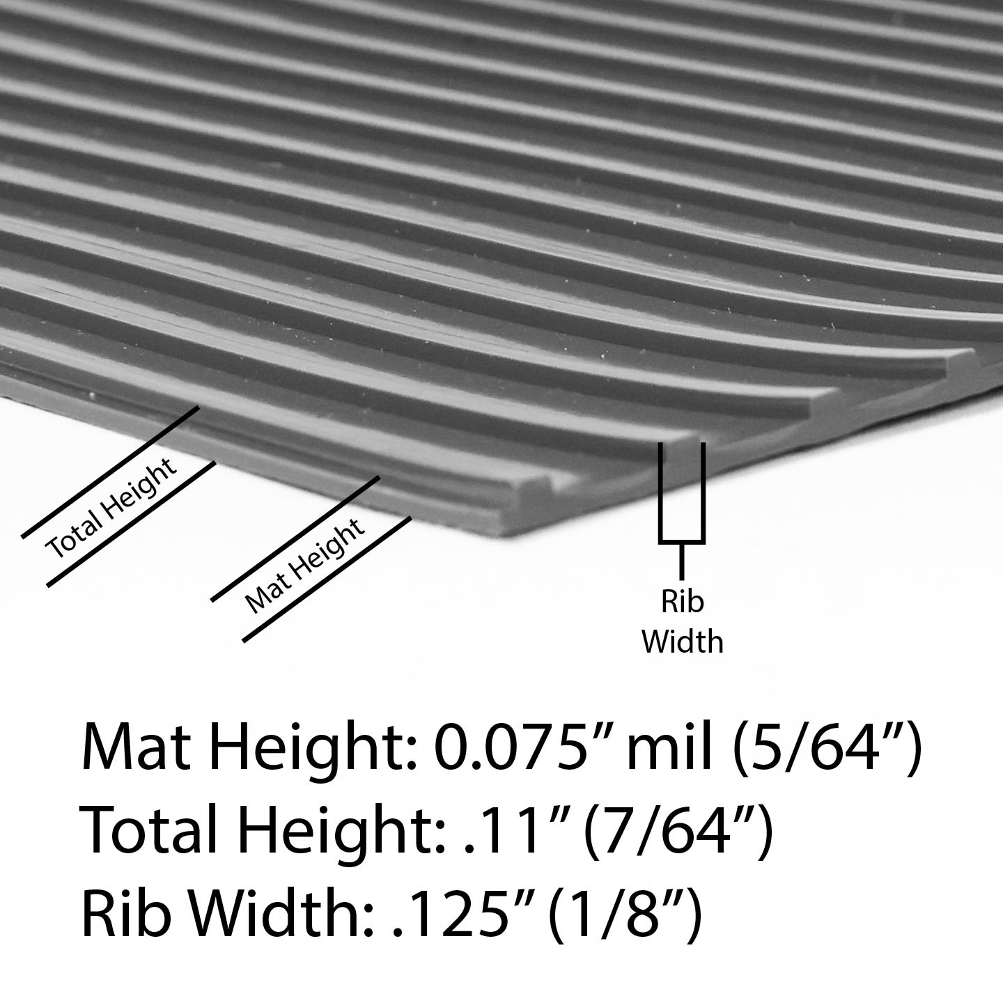 Garage Flooring | Ribbed™ Tread | G-Floor<sup>®</sup> Roll-Out Vinyl Flooring
