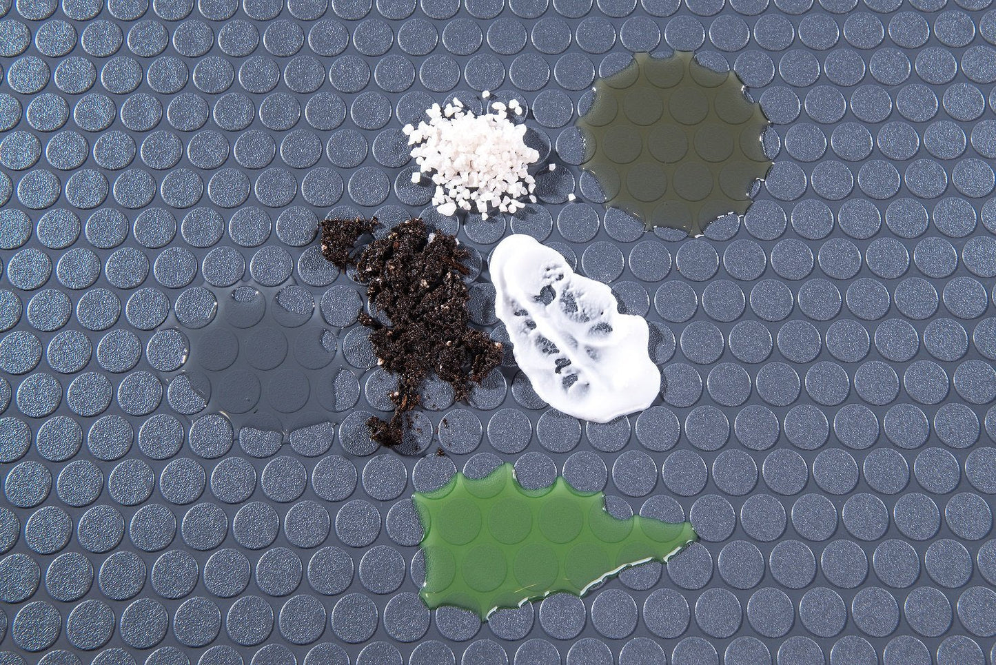 Garage Flooring | Small Coin™ Tread | G-Floor<sup>®</sup> Roll-Out Vinyl Flooring