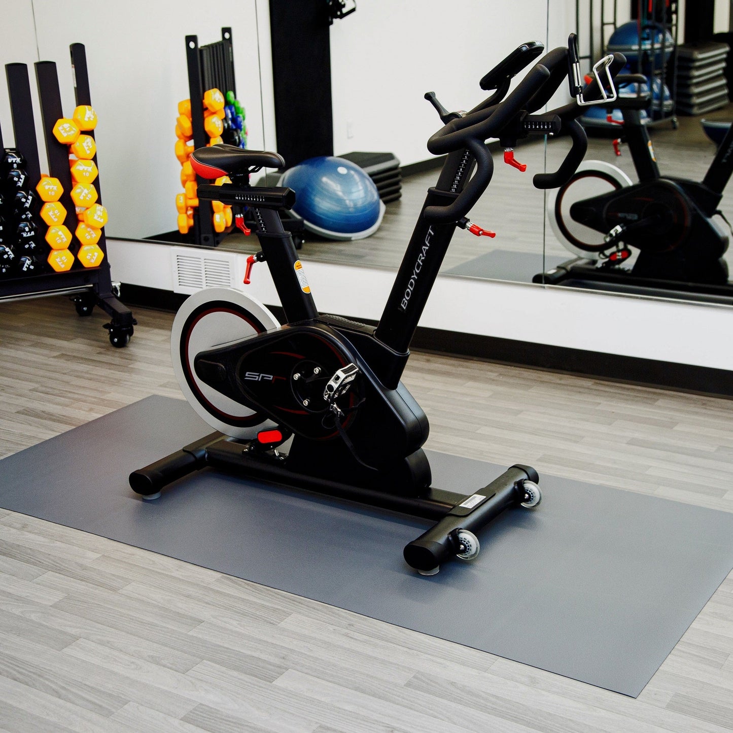 Exercise Equipment Flooring Mat | Ceramic Texture | G-Floor<sup>®</sup> Sport Vinyl Flooring