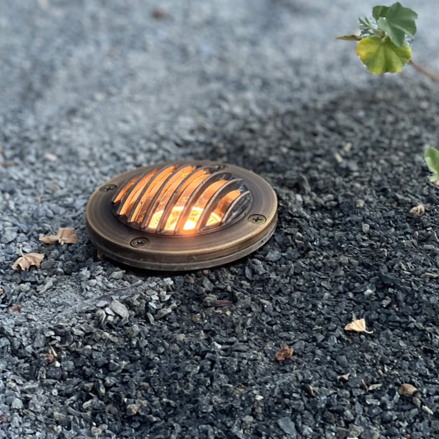 Tulay Antique Brass In-Ground Well Light