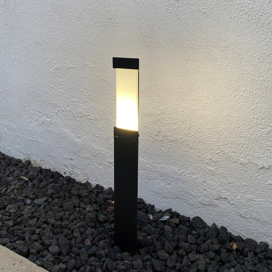Anubis Black Brass Bollard