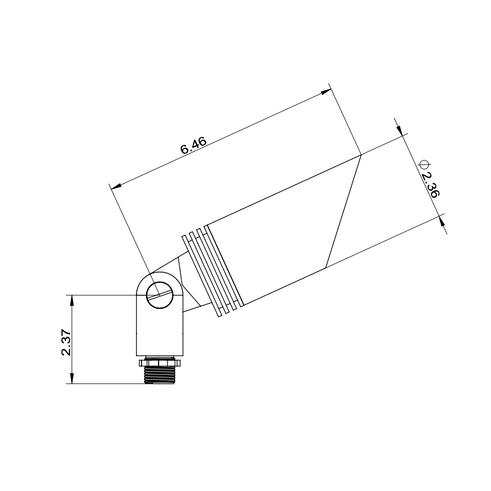 Tulay 2.0 Black Brass Spotlight