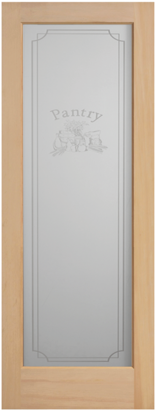 24 in x 80 in Hemlock Interior Door for Pantry