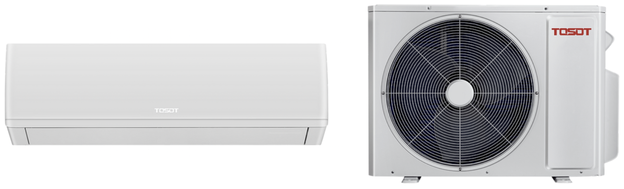 TOSOT Entry-Level Single Zone Wall-Mount Systems (Up to 19 SEER / 20.5 SEER2)