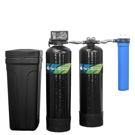Tier1 32,000 Grain Water Softener & Chlorine Reduction Bundle