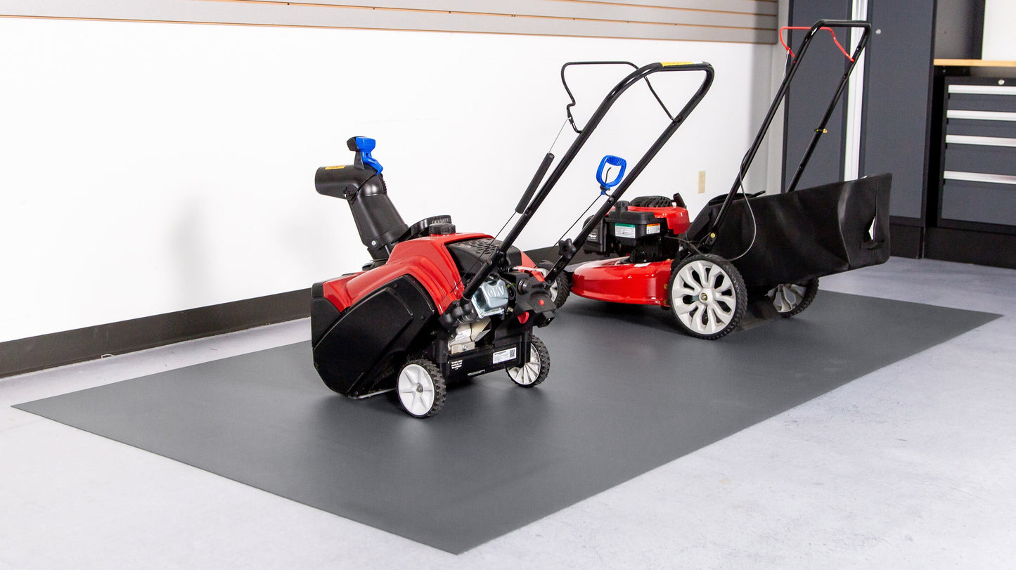 Epoxy Garage Floor Protector | Dark Ceramic Texture | 5' x 10' | G-Floor<sup>®</sup> Roll-Out Vinyl Flooring