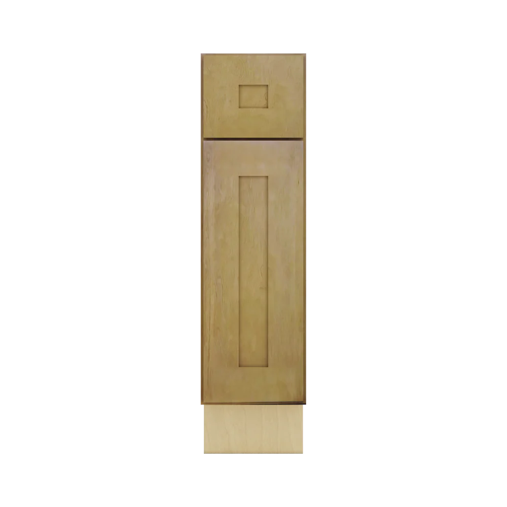 Modernform Cabinet Natural Shaker 09" W X 34 1/2" H X 21" D Base 1 Door/1 Drawer