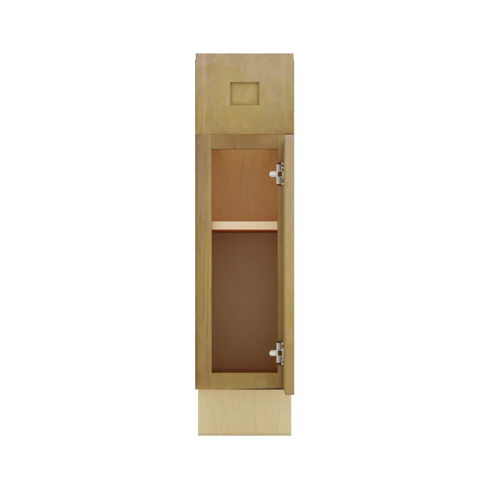 Modernform Cabinet Natural Shaker 09" W X 34 1/2" H X 21" D Base 1 Door/1 Drawer