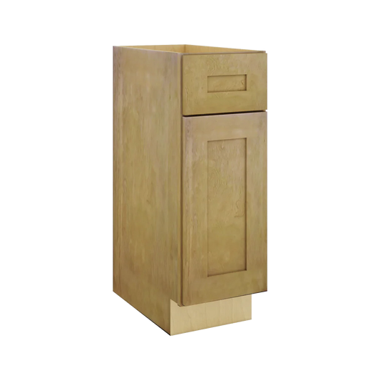 Modernform Cabinet Natural Shaker 12" W X 34 1/2" H X 21" D Base 1 Door/1 Drawer