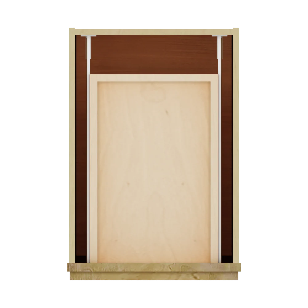 Modernform Cabinet Natural Shaker 15" W X 34 1/2" H X 21" D Base 1 Door/1 Drawer