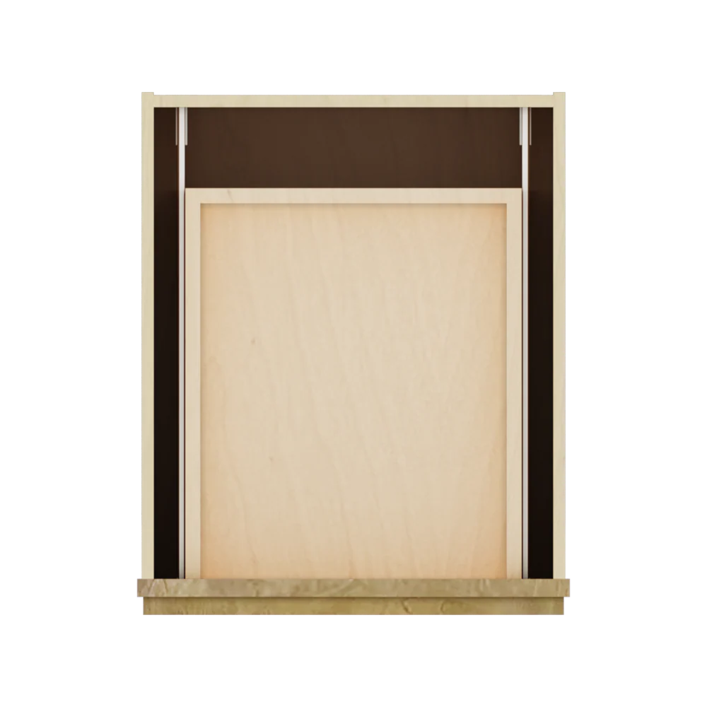 Modernform Cabinet Natural Shaker 18" W X 34 1/2" H X 21" D Vanity Base with 3 Drawers