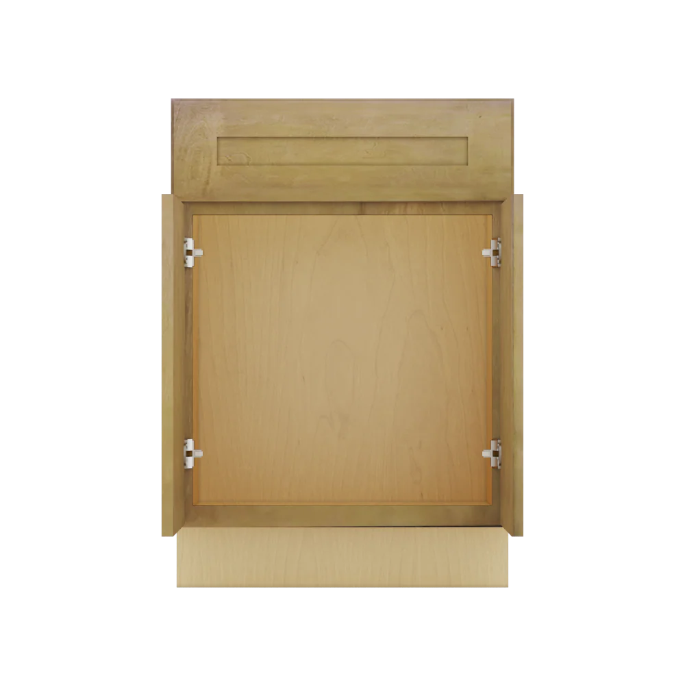 Modernform Cabinet Natural Shaker 24" W X 34 1/2" H X 21" D Sink Base 2 Doors/1 False Front