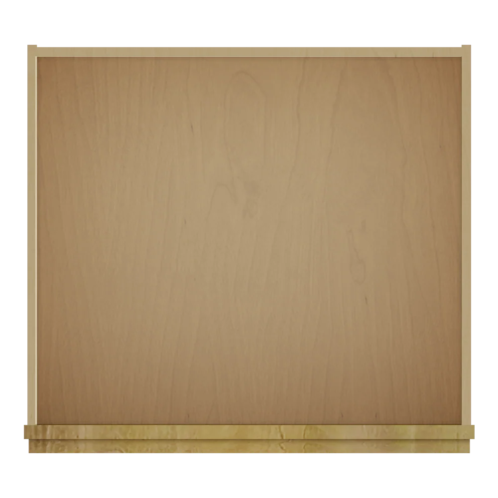 Modernform Cabinet Natural Shaker 24" W X 34 1/2" H X 21" D Sink Base 2 Doors/1 False Front