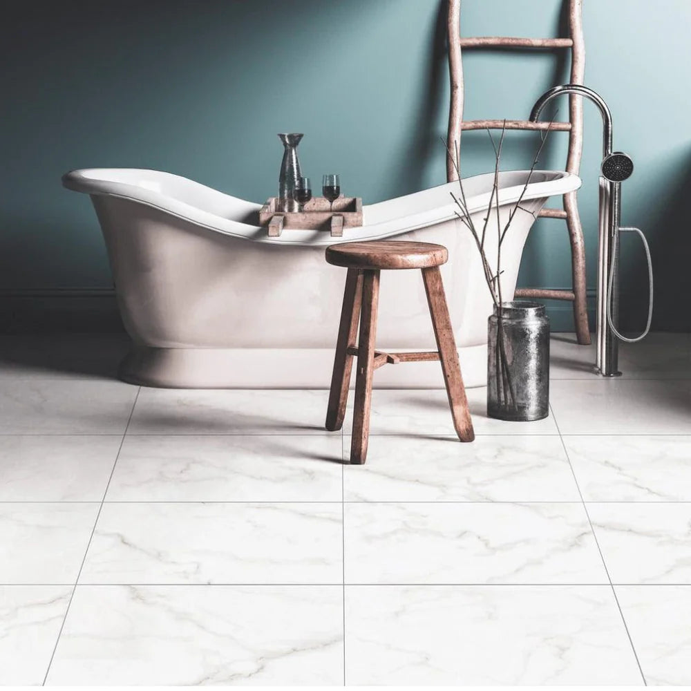 Venato White Matte 24x24 Porcelain Tile - $1.59 S.F