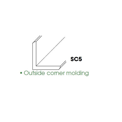 AW-SC5 (OCM) ( (AW-GW-TW-PW) Outside corner Molding 3/4"x96" )
