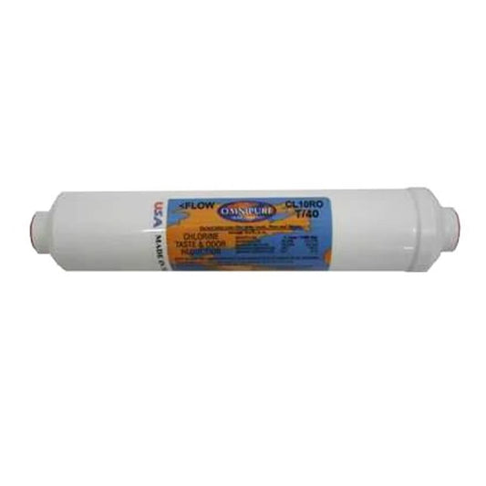 Omnipure CL10ROT40-B Coconut Shell GAC Inline Water Filter