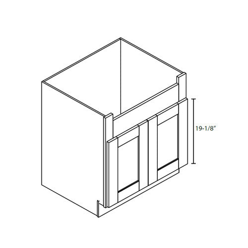 PW-FSB36B ( Farm Sink Base 36"Wx24"Dx34.5"H )