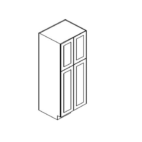 PW-WP3096B ( Wall Pantry 30"Wx24"Dx96"H - 4 Door )