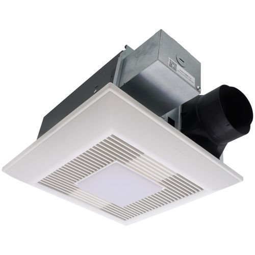 WhisperFit DC/LED, Pick-A-Flow 50/80/110 CFM, ENERGY STAR Certified Quiet Ceiling Bathroom Exhaust Fan, Flex-Z Fast Install Bracket ( WhisperFit DC/LED, Pick-A-Flow 50/80/110 CFM, ENERGY STAR Certified Quiet Ceiling Bathroom Exhaust Fan, Flex-Z Fast Insta