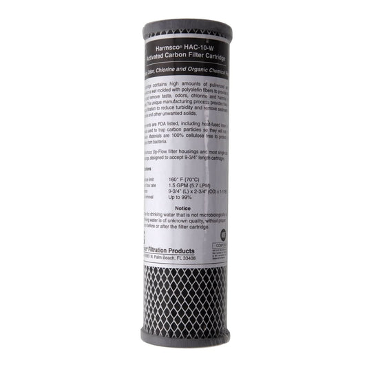 Harmsco HAC-10-W Activated Carbon Water Filter Cartridge