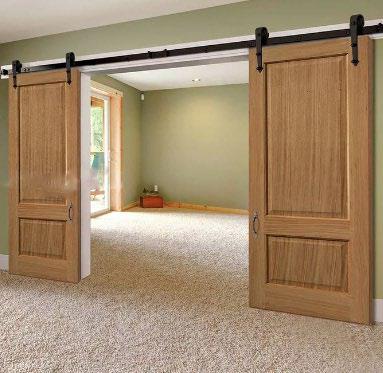 Barn Door – PY-250 – Sliding Barn-Style Wood Door