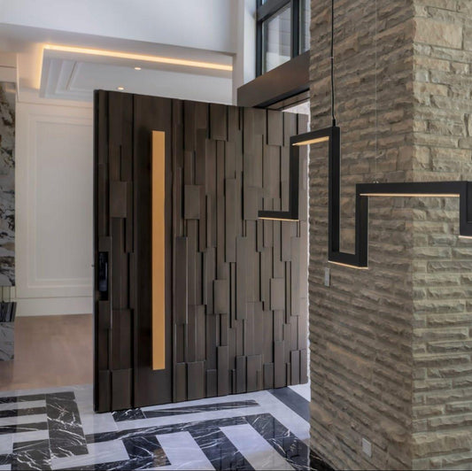 Pivot Door – PY-026 – Contemporary Pivot Wood Design