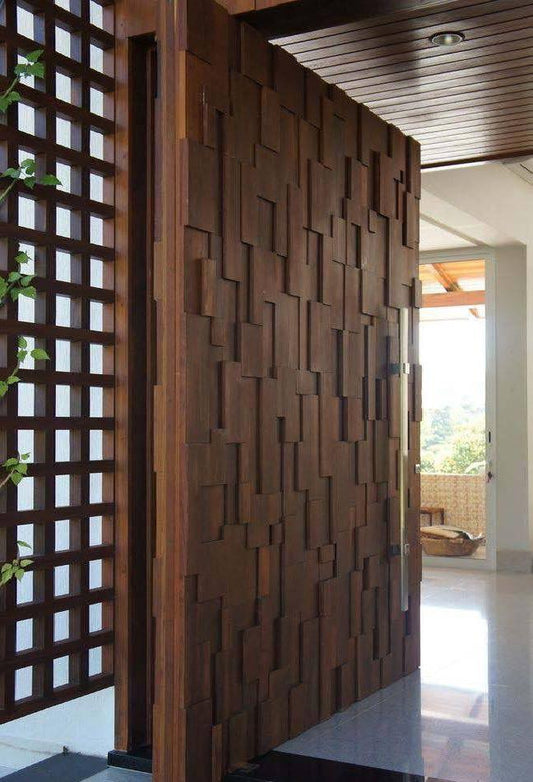 Pivot Door – PY-031 – Contemporary Pivot Wood Design